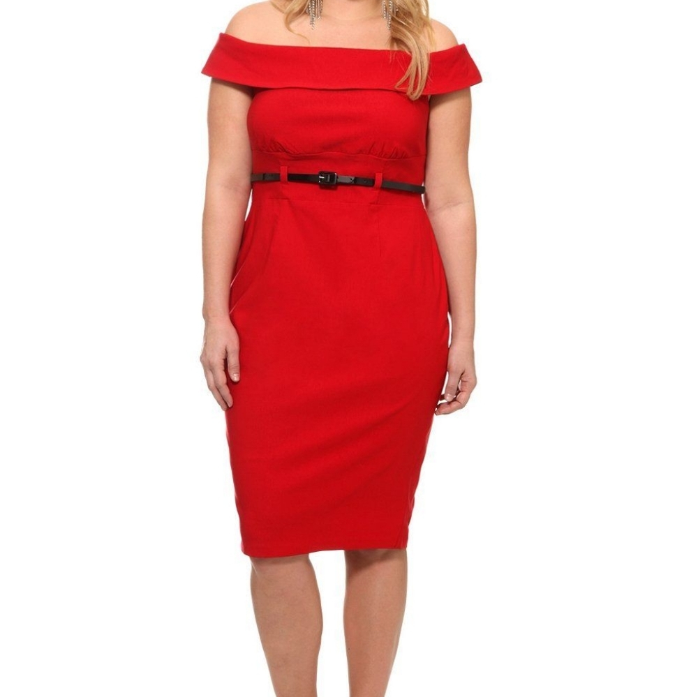 Torrid retro chic off the shoulder dress size 16
